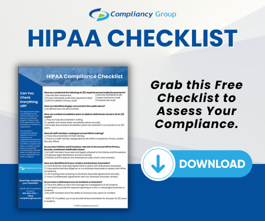 Your HIPAA Compliance Checklist: Easily Find Out Your HIPAA Requirements
